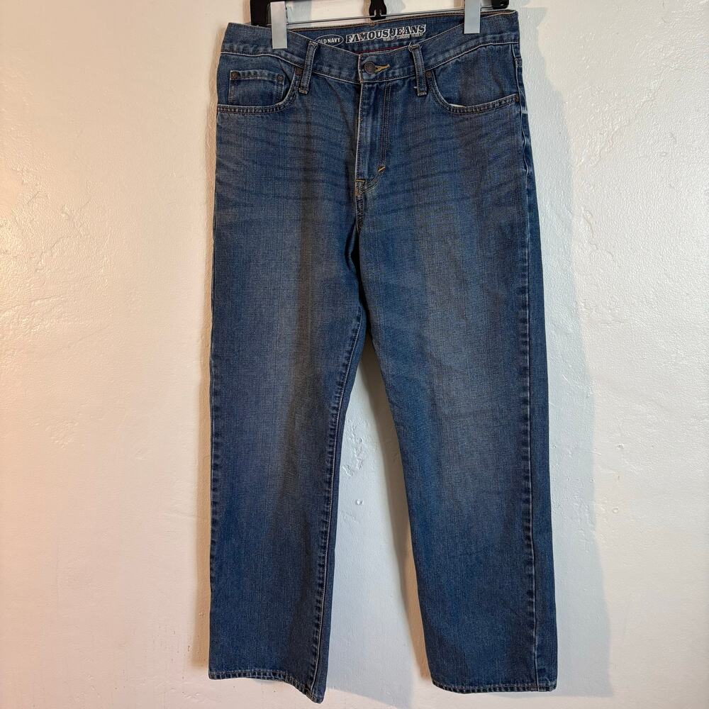 Old Navy Blue Denim Famous‎ Jeans Straight Leg